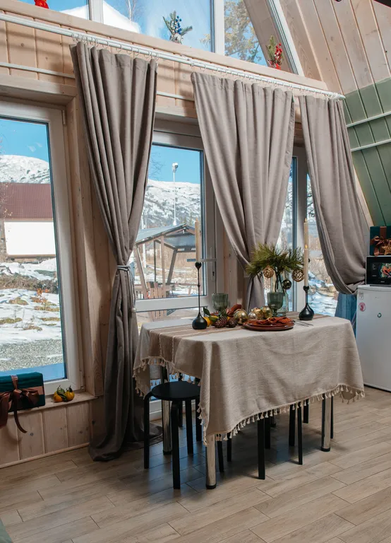 Коттедж Уютный A-frame дом с видом на горы — Шерегеш