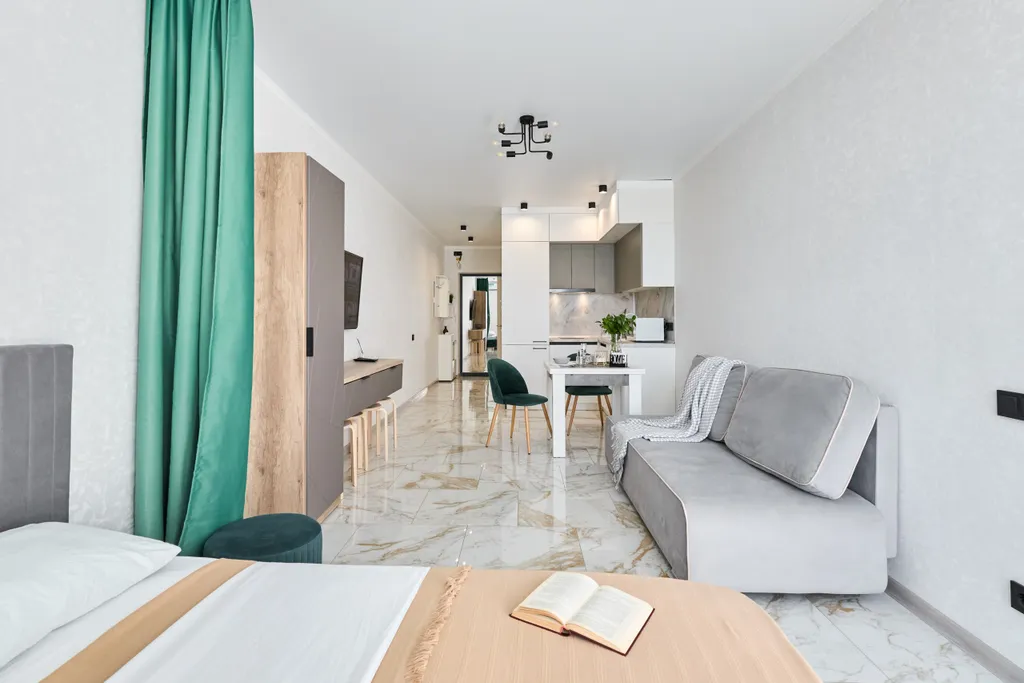 Шикарная студия с прекрасным видом на дон, с 25 этажа, для романтика