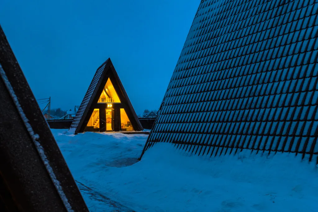 Уютный домик A-Frame
