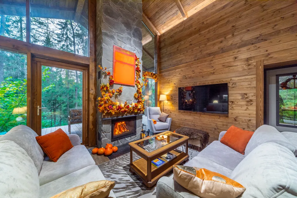 Коттедж Сказочный Шале с камином и джакузи в живописном лесу — Шадрино