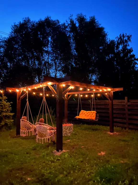 Барнхаус с баней на дровах и чаном SkyLove Glamp