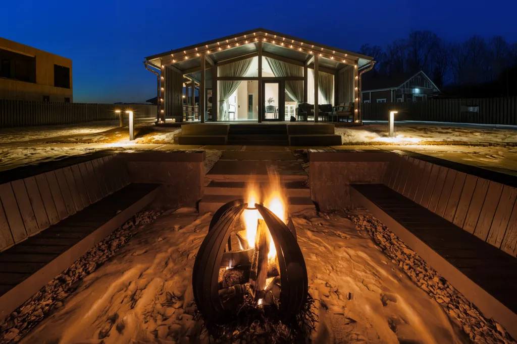 Моя атмосфера - дом с сауной, банным чаном, костровой зоной