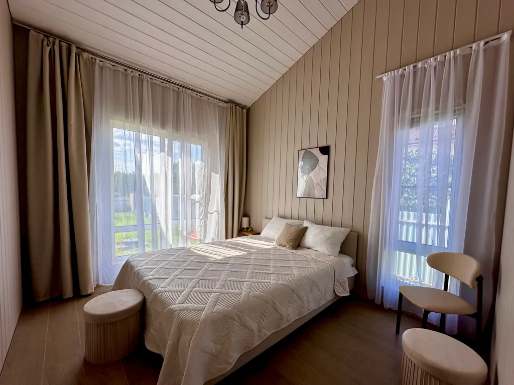 Коттедж Уютный коттедж с баней и бассейном в районе Сорочан — Капорки