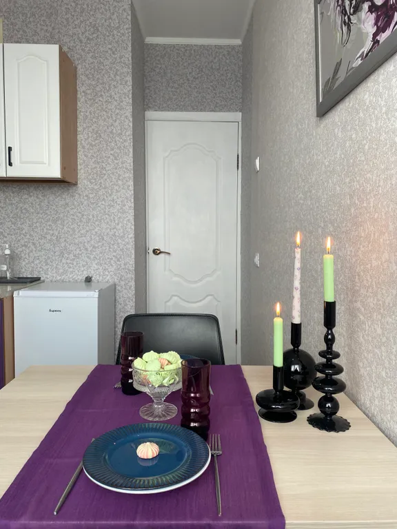 Однокомнатная квартира с видом на горы, Волгу и город