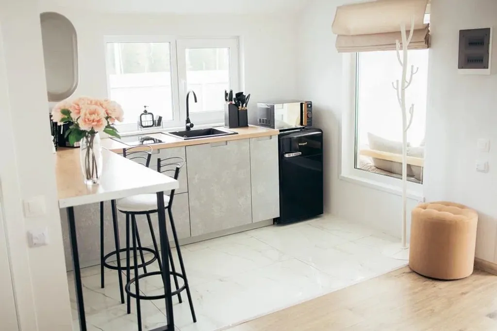 Уютный дом с видом на лес