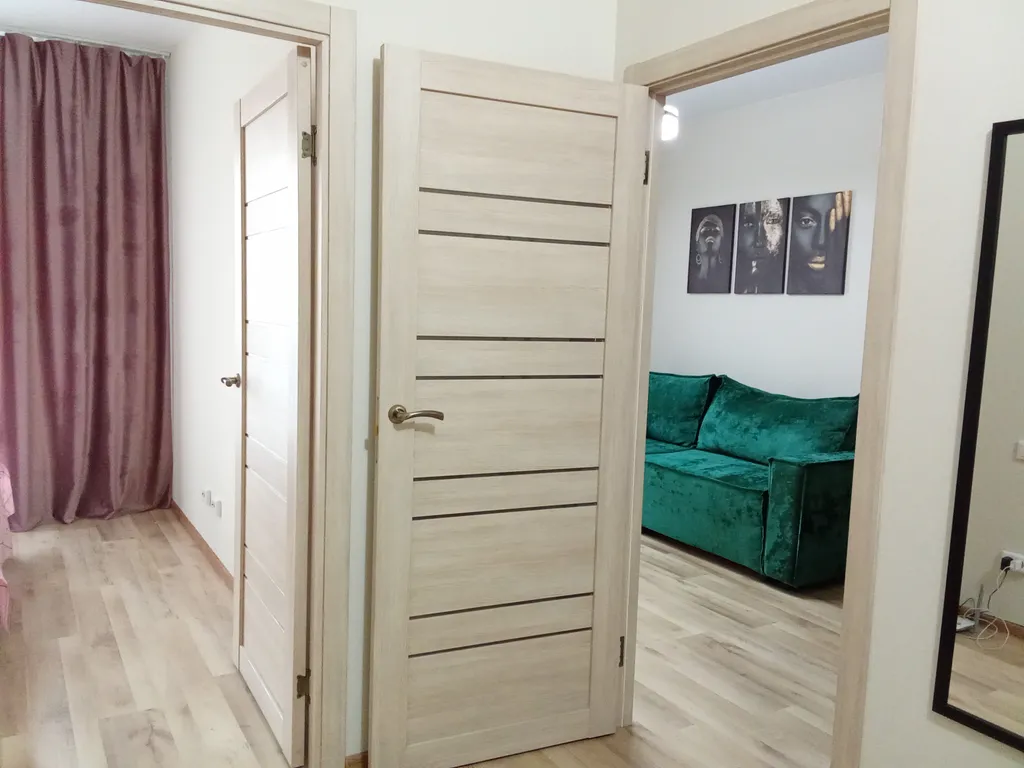 Видовая евродвушка с видом на реку готова к новому году