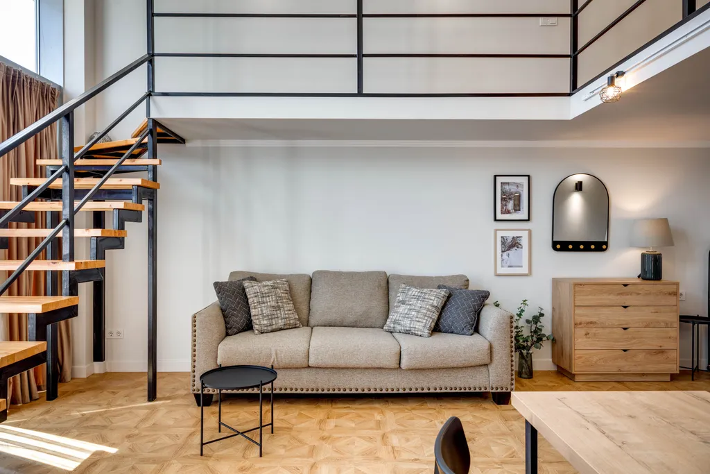 Двухуровневая студия на 1 этаже