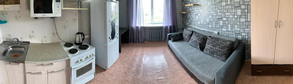 Студия в тихом районе через дорогу от Парка Юннатов