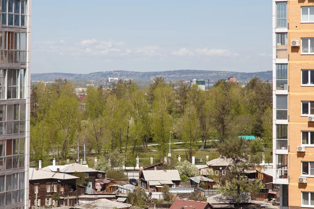 Студия Лето с шикарным видом возле Модного квартала
