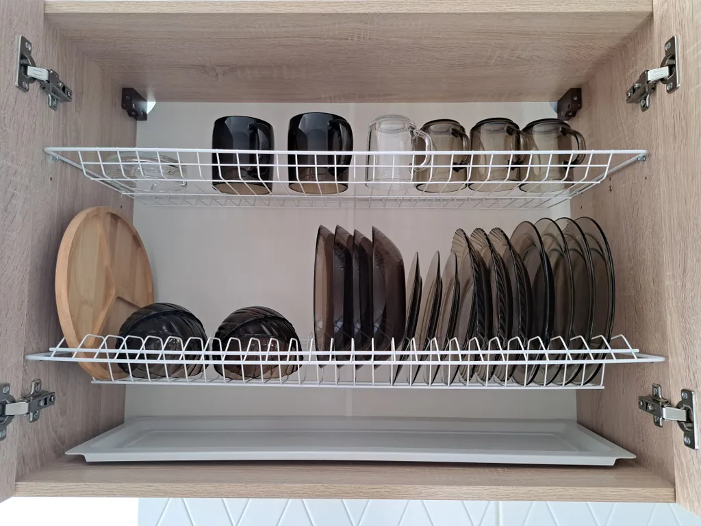 Светлая однушка с кроватью и смарт ТВ