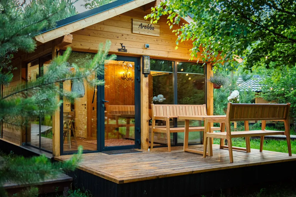 Коттедж Шале посреди молодого сосново-березового леса — аренда посуточно в Уфа