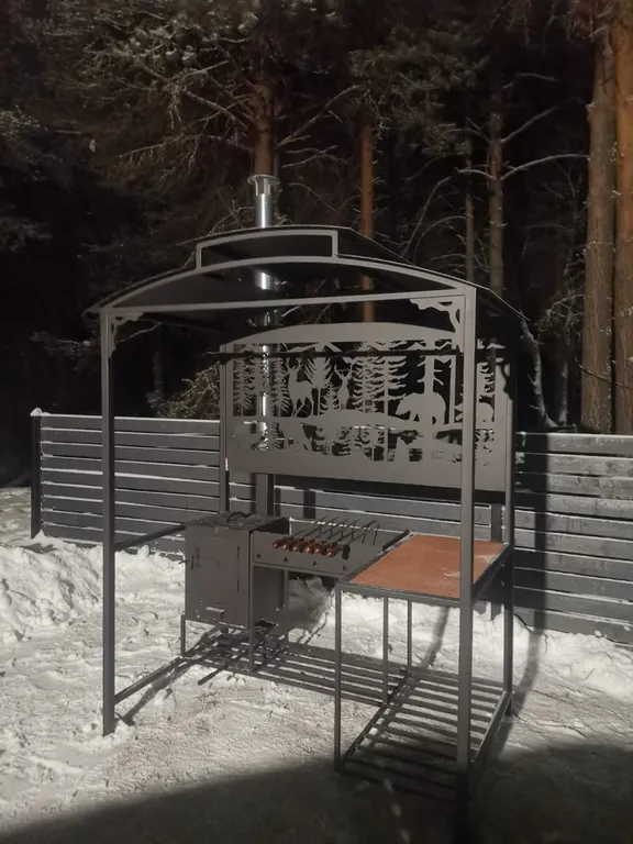 Коттедж Новый уютный дом в хвойном лесу вблизи поселка — Архыз