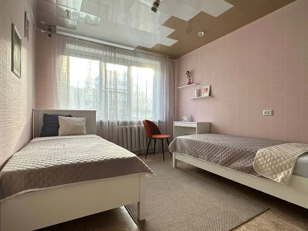 Двухкомнатная квартира, 4 отдельных спальных места