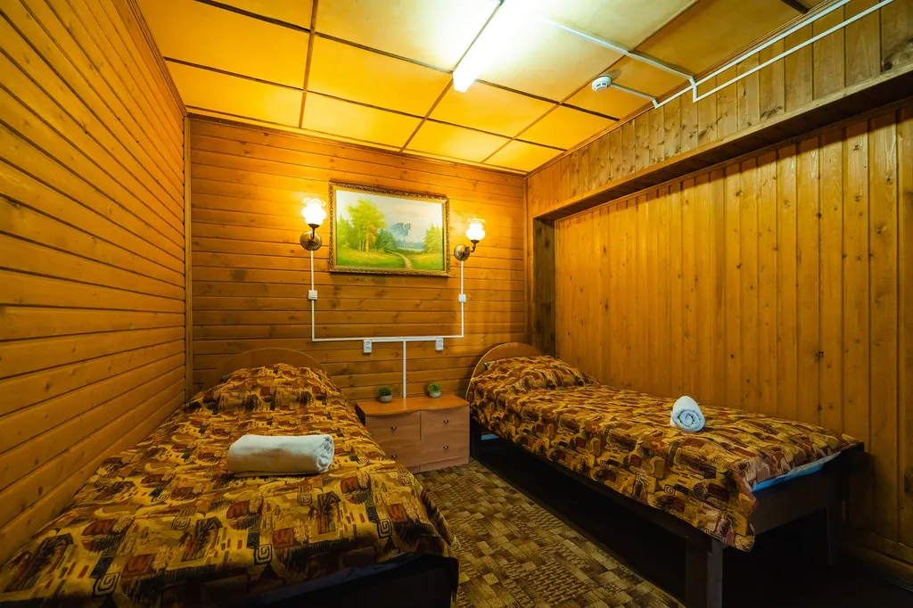 Двухместный номер эконом с 2 отдельными кроватями без окна