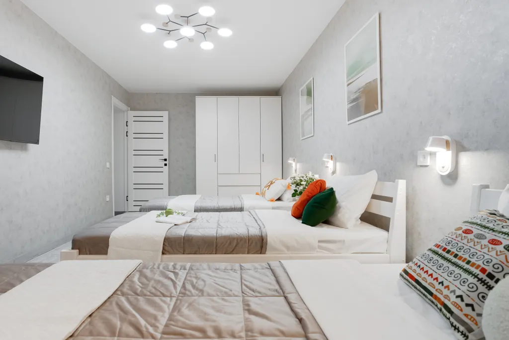 Просторная 2-комнатная квартира с дизайнерским ремонтом