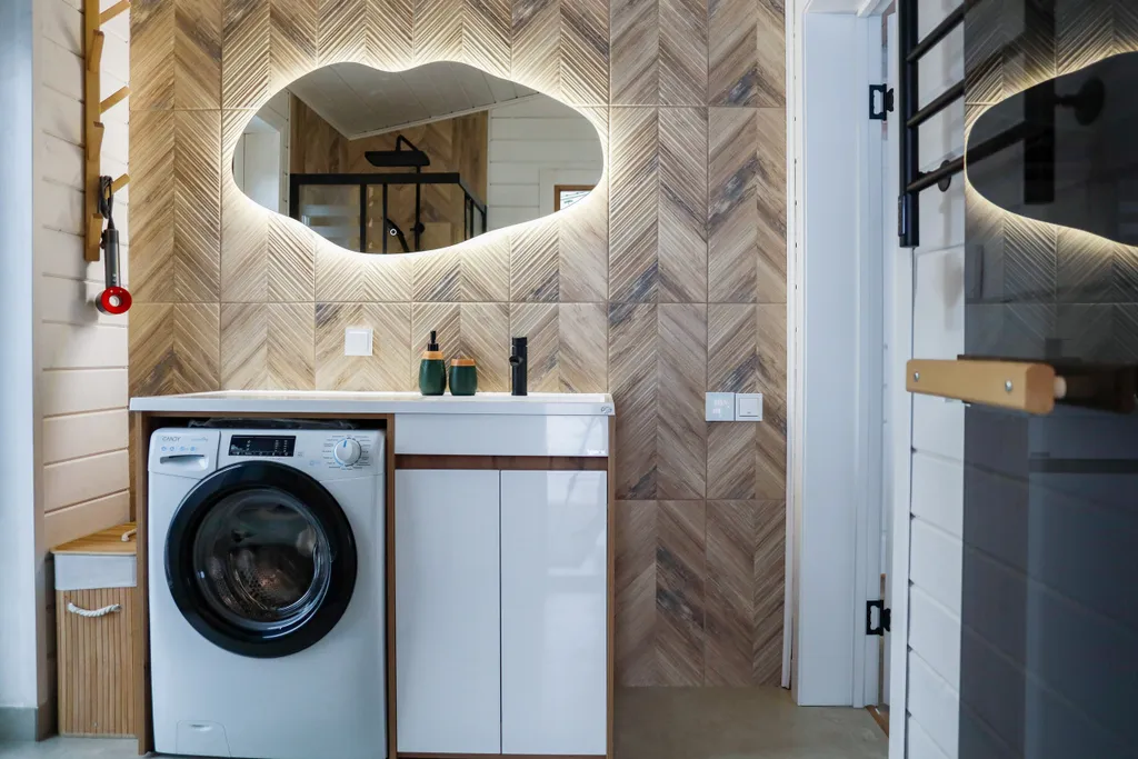 Стильный barnhouse с сауной