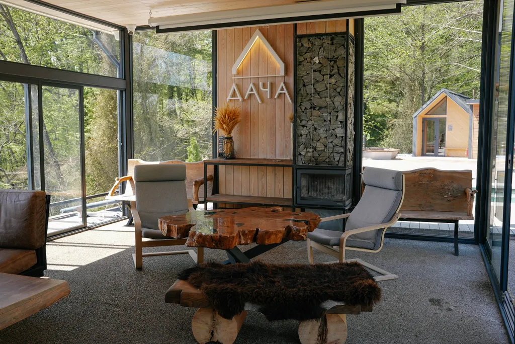 Загородный комплекс с бассейном, баней на дровах и горячим чаном