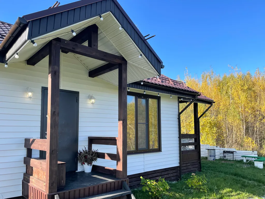 Дом с баней на дровах