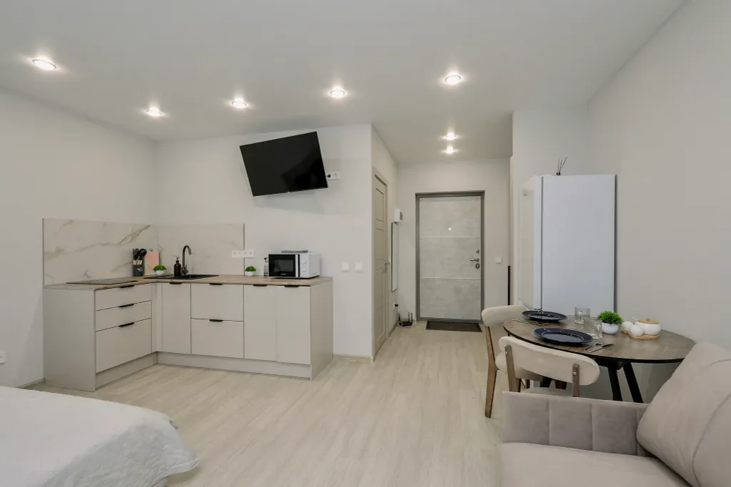 Шикарная студия с новым ремонтом для 4 гостей в Покровском районе