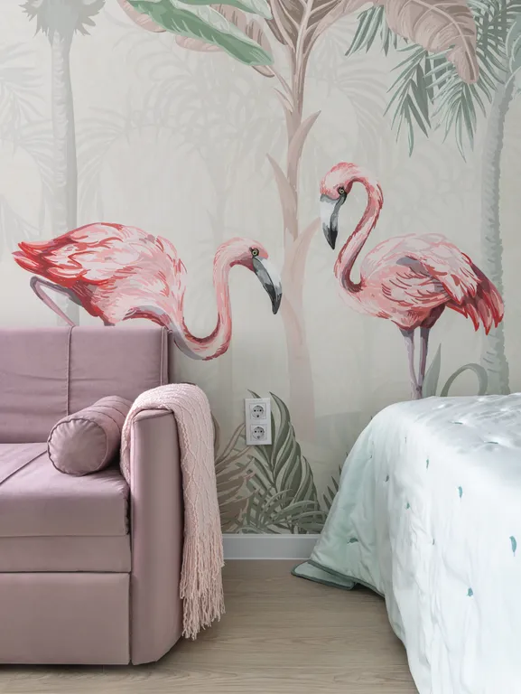 Дизайнерская квартира "Фламинго" рядом с лесом в Зеленогорске