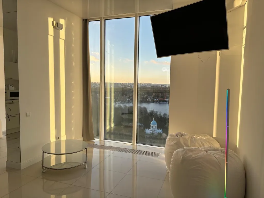 Квартира Квартира Белая панорамная студия Dream Sky — Санкт-Петербург