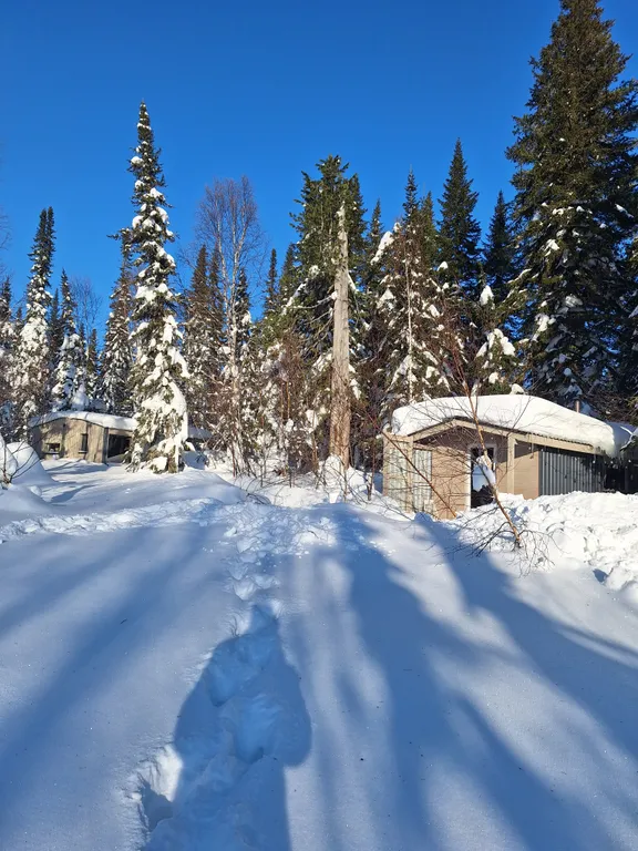 Коттедж Уютный семейный домик с террасой в лесу — Шерегеш