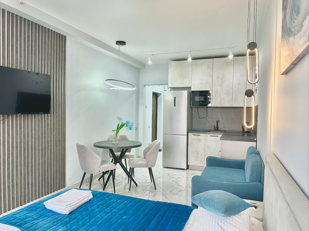 Дизайнерская студия Ls-blue curacao с видом на море с 3-го этажа