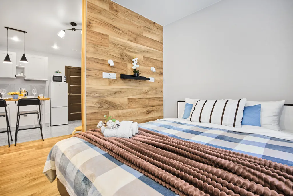 Улучшенный апартамент с балконом в ЖК Полтавский № 180Б