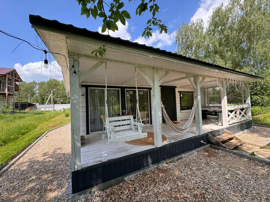 Спа домик с баней и чаном в скандинавском стиле