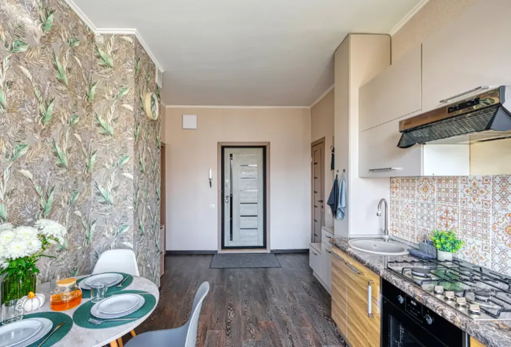 Квартира с изумрудными акцентами