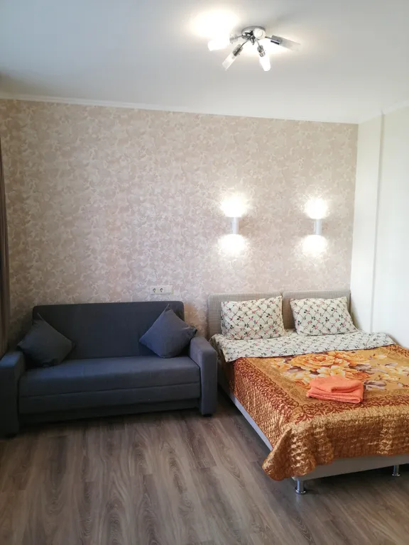 Уютная квартира-студия с новым дизайнерским ремонтом — аренда посуточно в Московский