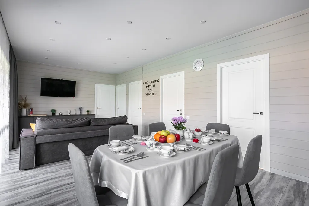 Уютный дом с русской баней и чаном