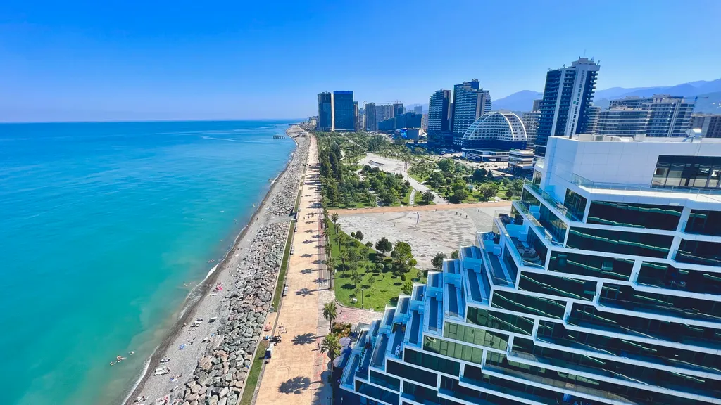 Студия на первой линии с кроватью King Size