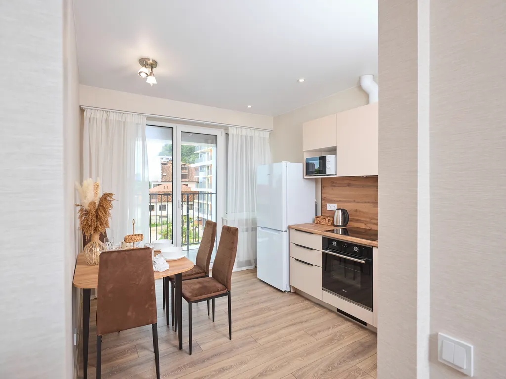 Двухкомнатная квартира с прямым видом на море в ЖК Каравелла Портигали