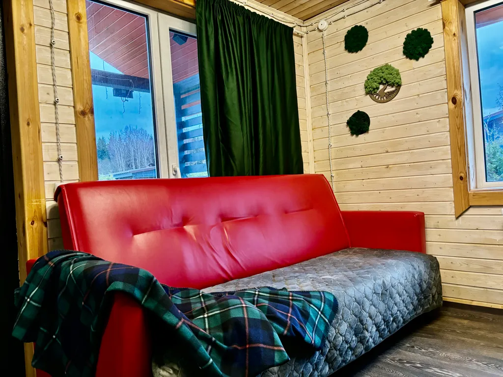 Скандинавский дом Мандарин Делюкс с баней и купелью фурако