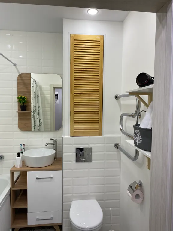 Квартира Квартира Стильная 1ком с видом на Енисей — Красноярск