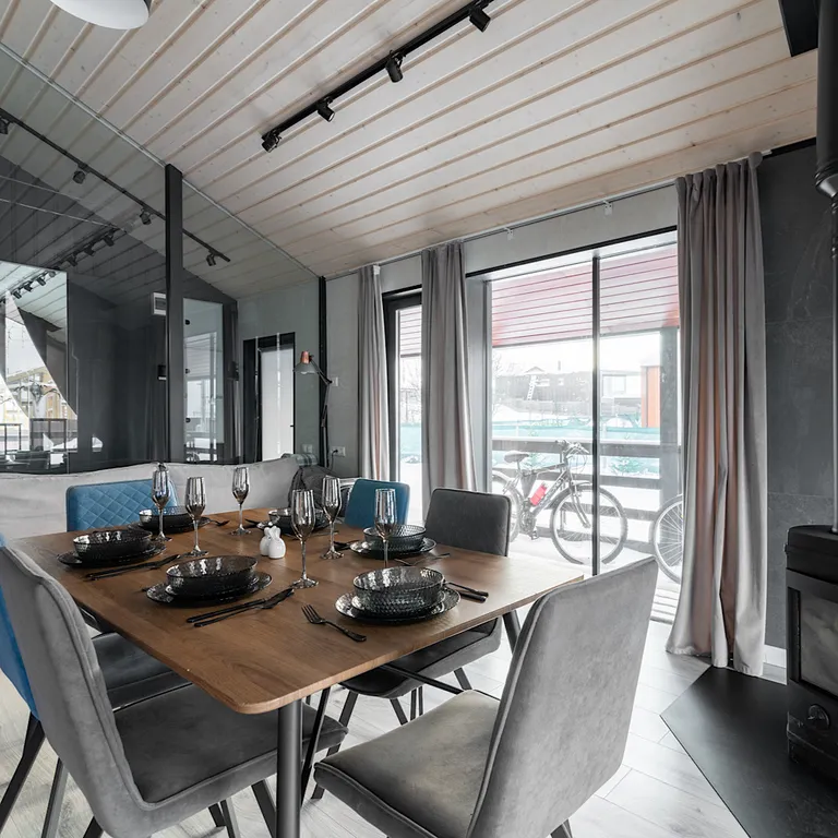 Домик в Икше с сауной и камином