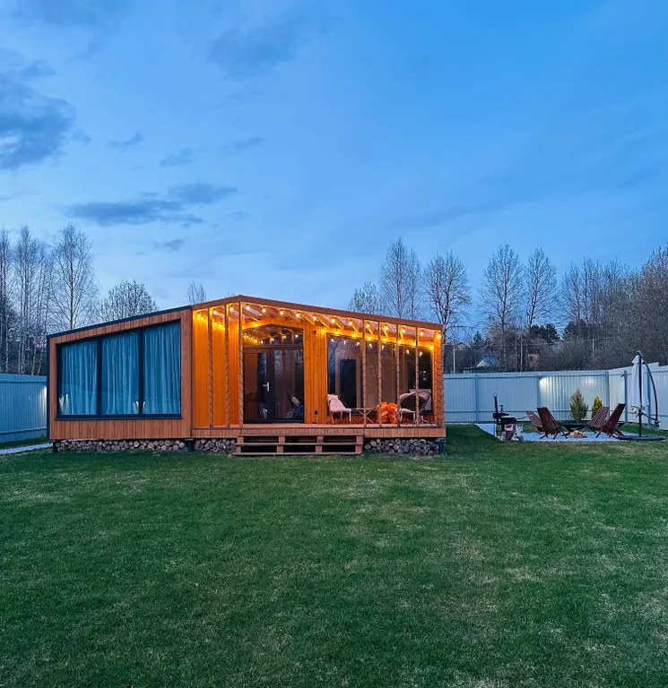 Коттедж Дом с террасой на берегу реки — Логиново