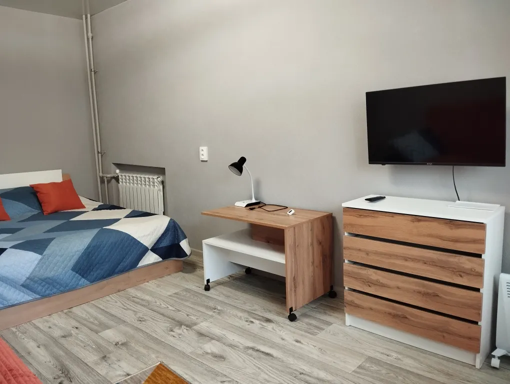 Яркая оранжевая квартира