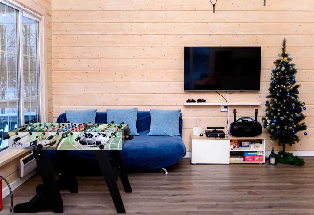 Уютный дом с сауной и чаном на берегу реки