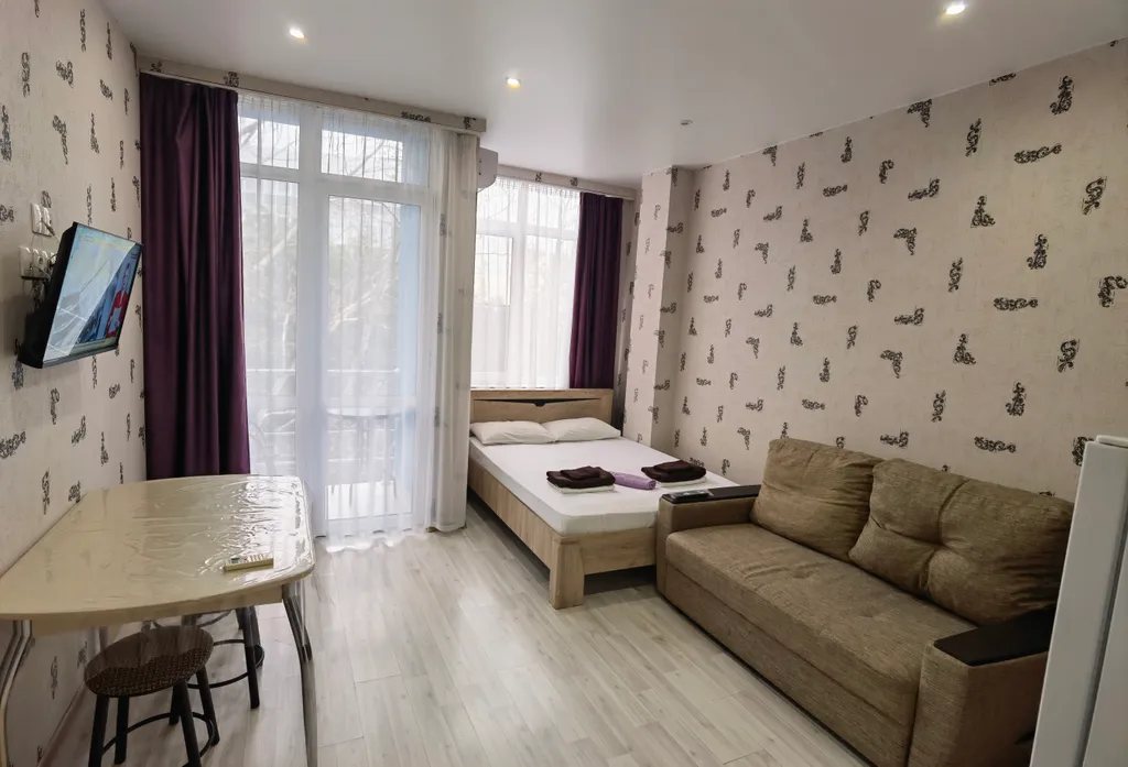 Квартира Квартира Уютная студия 30 метров до моря — Адлер