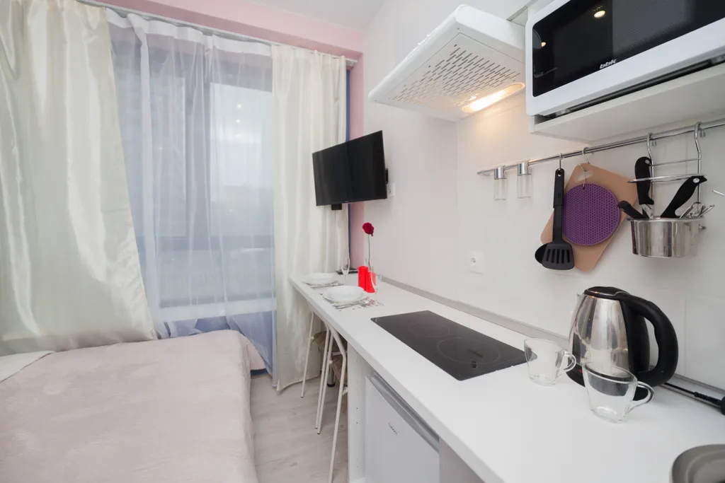 Квартира Квартира Уютная и стильная студия — Москва