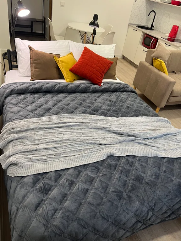 Квартира Квартира Уютная студия в стиле лофт с новым дизайнерским ремонтом — Красноярск