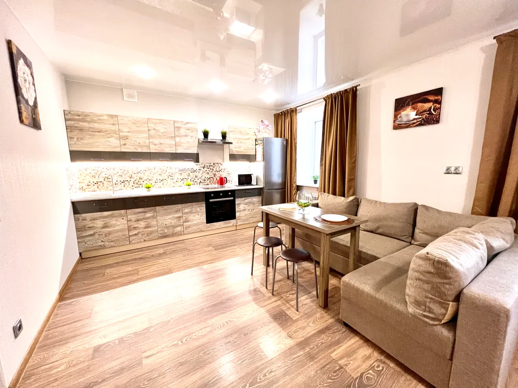 Квартира Квартира Уютная студия в ЖК Изумрудный — Самара