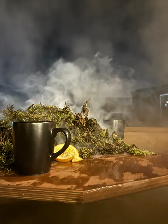 Уютный дом с чаном и баней