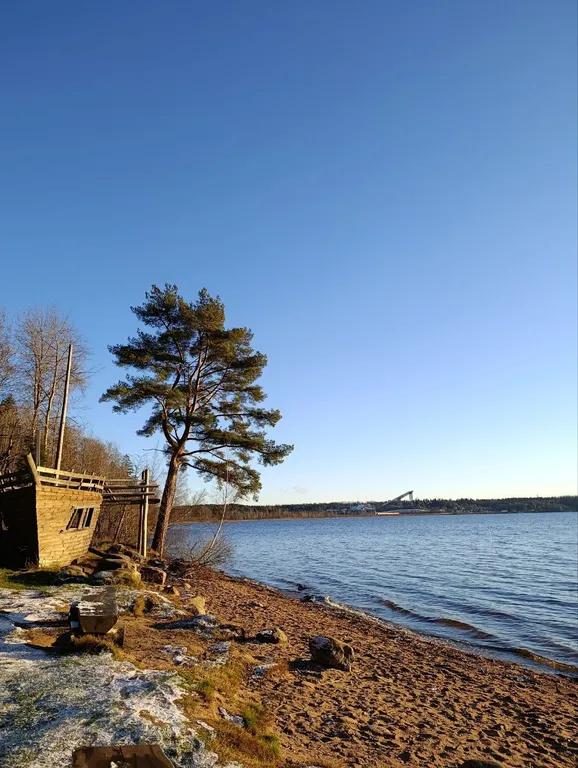 Дом с сауной у озера