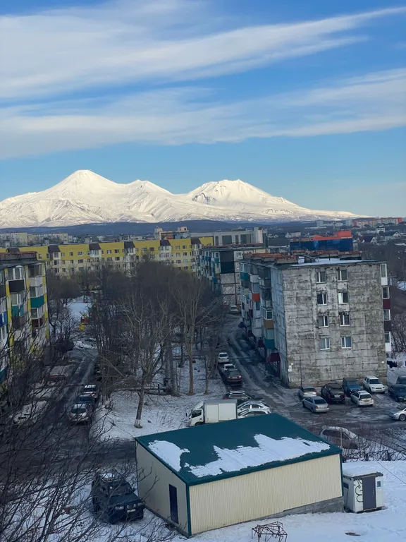 Квартира в хорошем районе с видом на вулканы