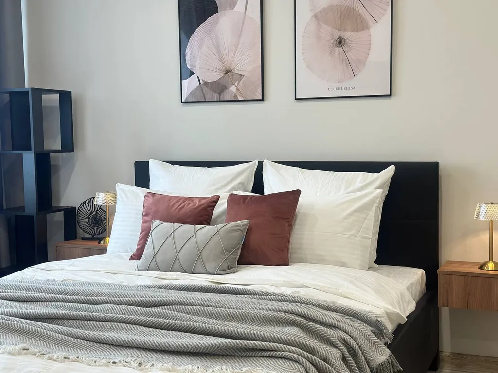 Уютная студия в центре, с видом на реку