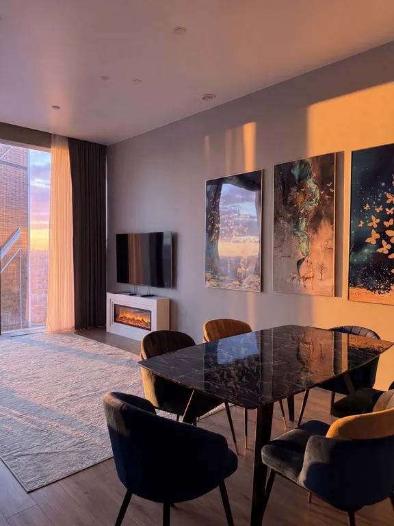 Neva City 43 этаж 51 м2 панорамный вид на небоскребы и город