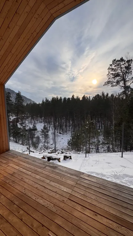 Дом с панорамным видом над сосновым бором